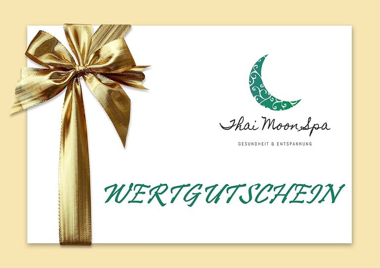 Wertgutschein, Massagegutschein -ThaiMoonSpa Massage